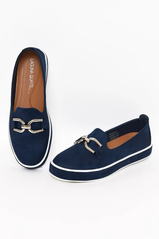 Natyia Navy Platform Loafer sold by Blue Bungalow