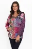 Abrish Pink Floral Shirt sold by Blue Bungalow