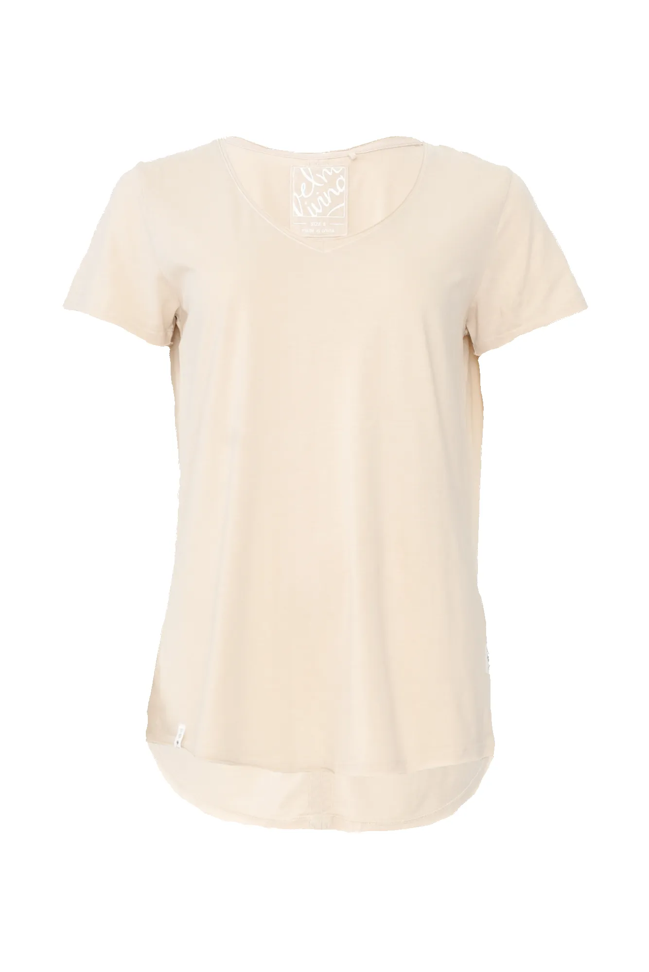 Natural Cotton Fundamental Vee Tee sold by Blue Bungalow product image thumbnail 2