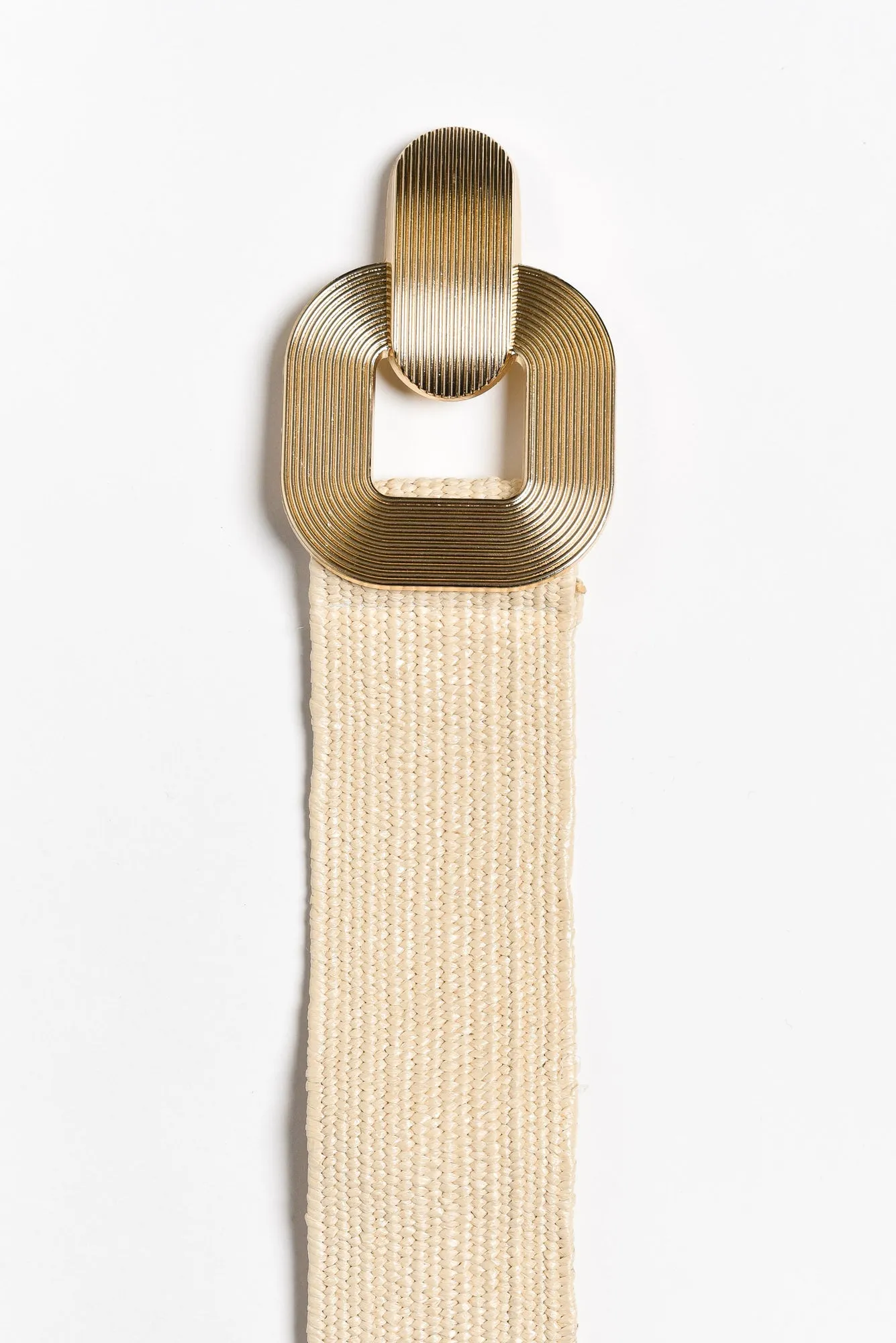 Gloria Beige Woven Belt sold by Blue Bungalow product image thumbnail 2