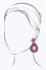 Oona Lilac Beaded Teardrop Earrings sold by Blue Bungalow