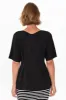 Trudie Black Bamboo Top sold by Blue Bungalow