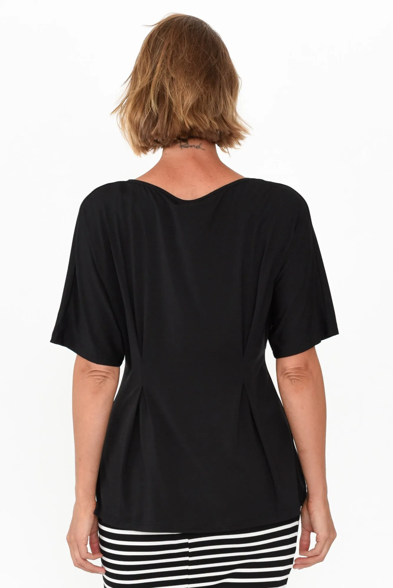 Trudie Black Bamboo Top sold by Blue Bungalow product image thumbnail 4