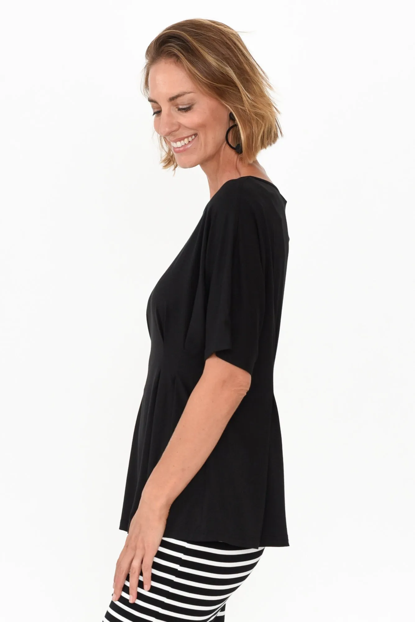 Trudie Black Bamboo Top sold by Blue Bungalow product image thumbnail 3