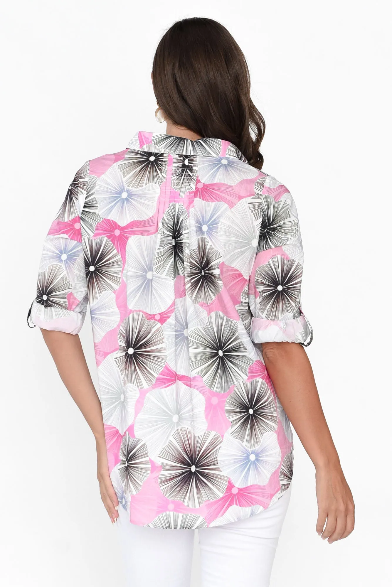 Cybelle Blush Dandelion Cotton Shirt sold by Blue Bungalow product image thumbnail 5