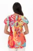 Fia Orange Bloom Crinkle Cotton Top sold by Blue Bungalow