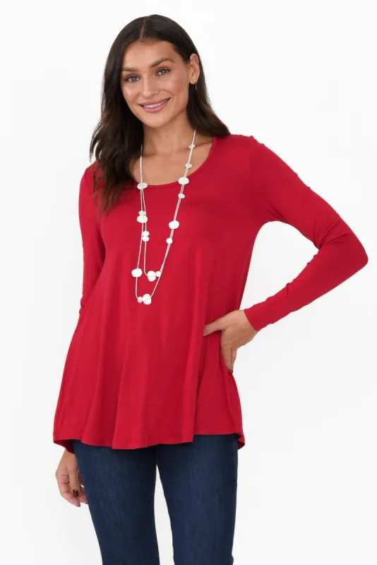 Pippa Cherry Bamboo Top sold by Blue Bungalow