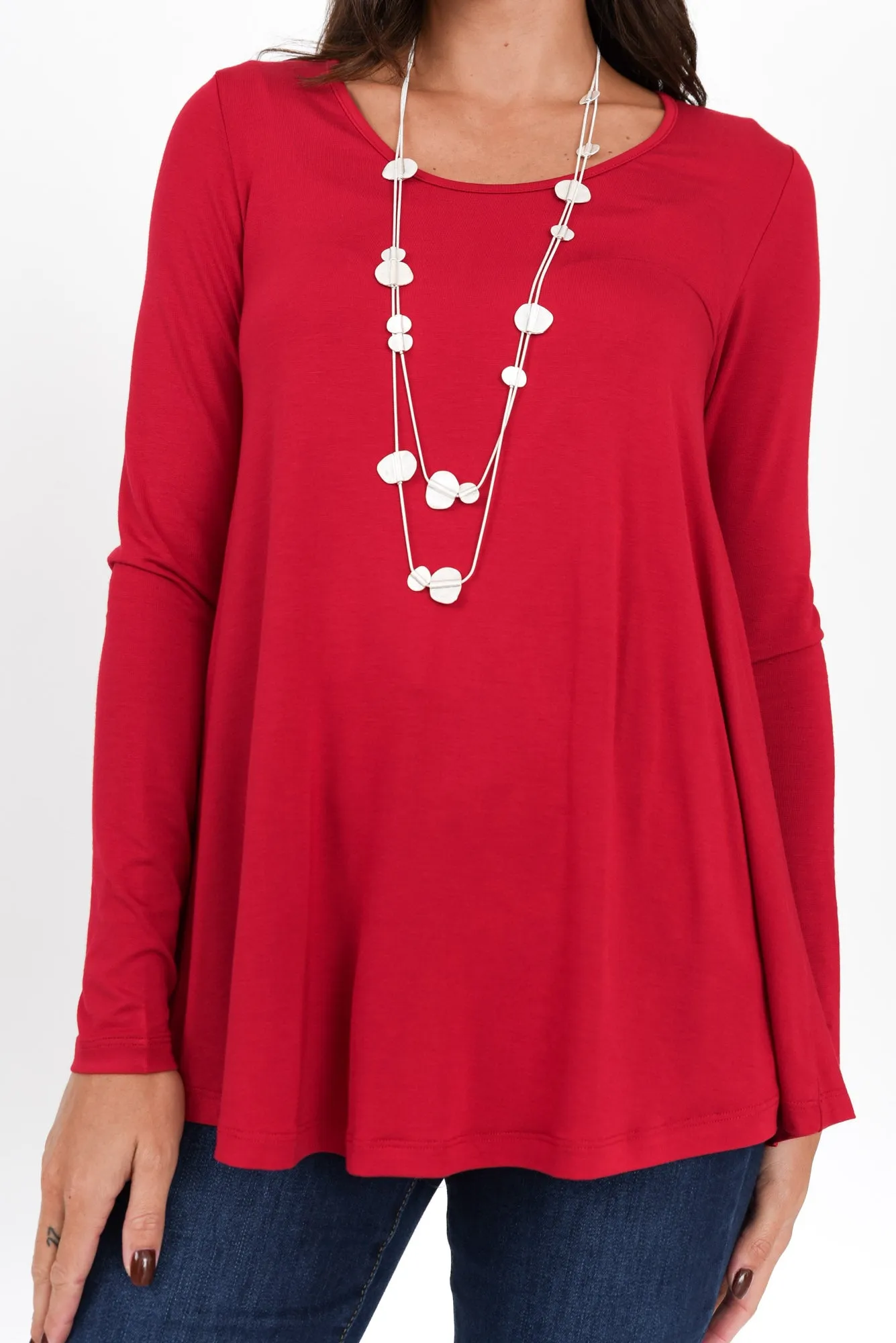 Pippa Cherry Bamboo Top sold by Blue Bungalow product image thumbnail 5