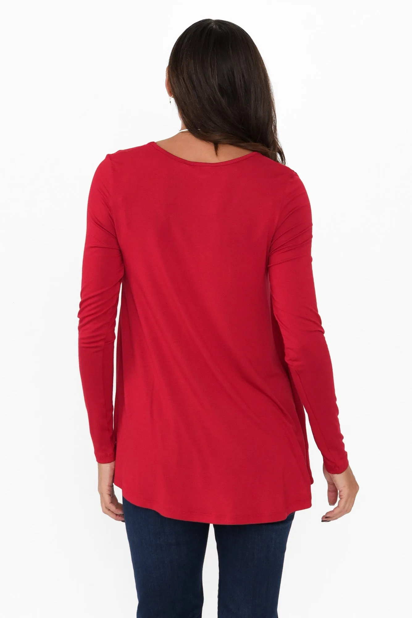 Pippa Cherry Bamboo Top sold by Blue Bungalow product image thumbnail 4