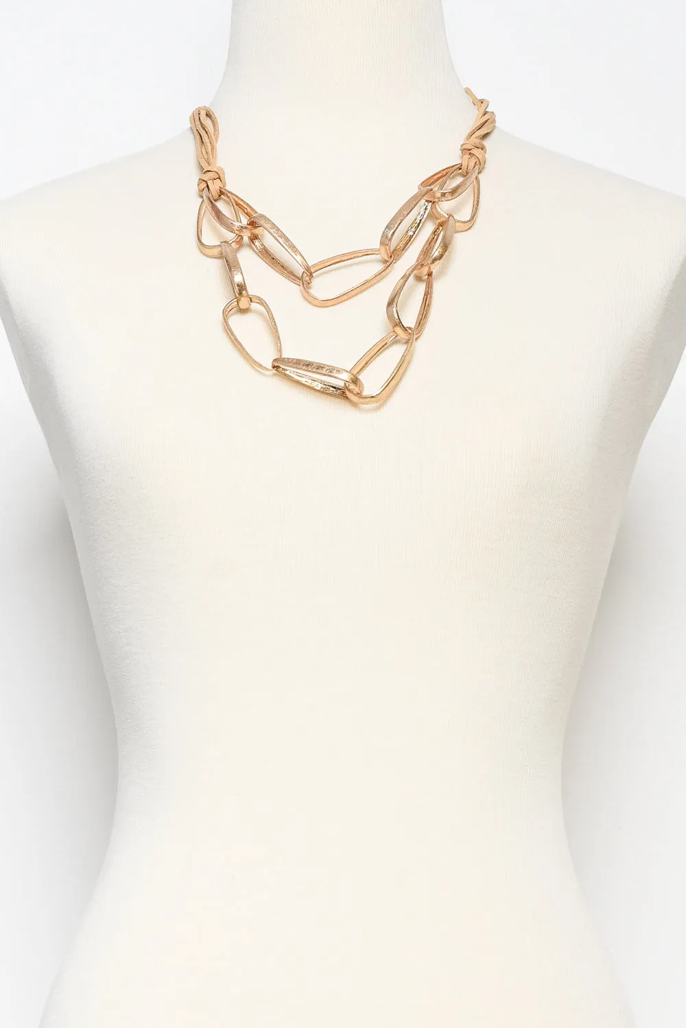 Minka Gold Link Necklace sold by Blue Bungalow product image thumbnail 2