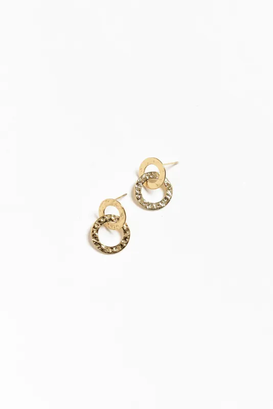 Kieb Gold Plated Drop Earrings sold by Blue Bungalow