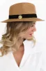 Caramel Travel Fedora sold by Blue Bungalow