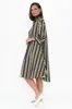 Violeta Navy Stripe Cotton Shirt Dress sold by Blue Bungalow