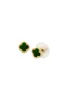 Reign Jade Stone Stud Earrings sold by Blue Bungalow