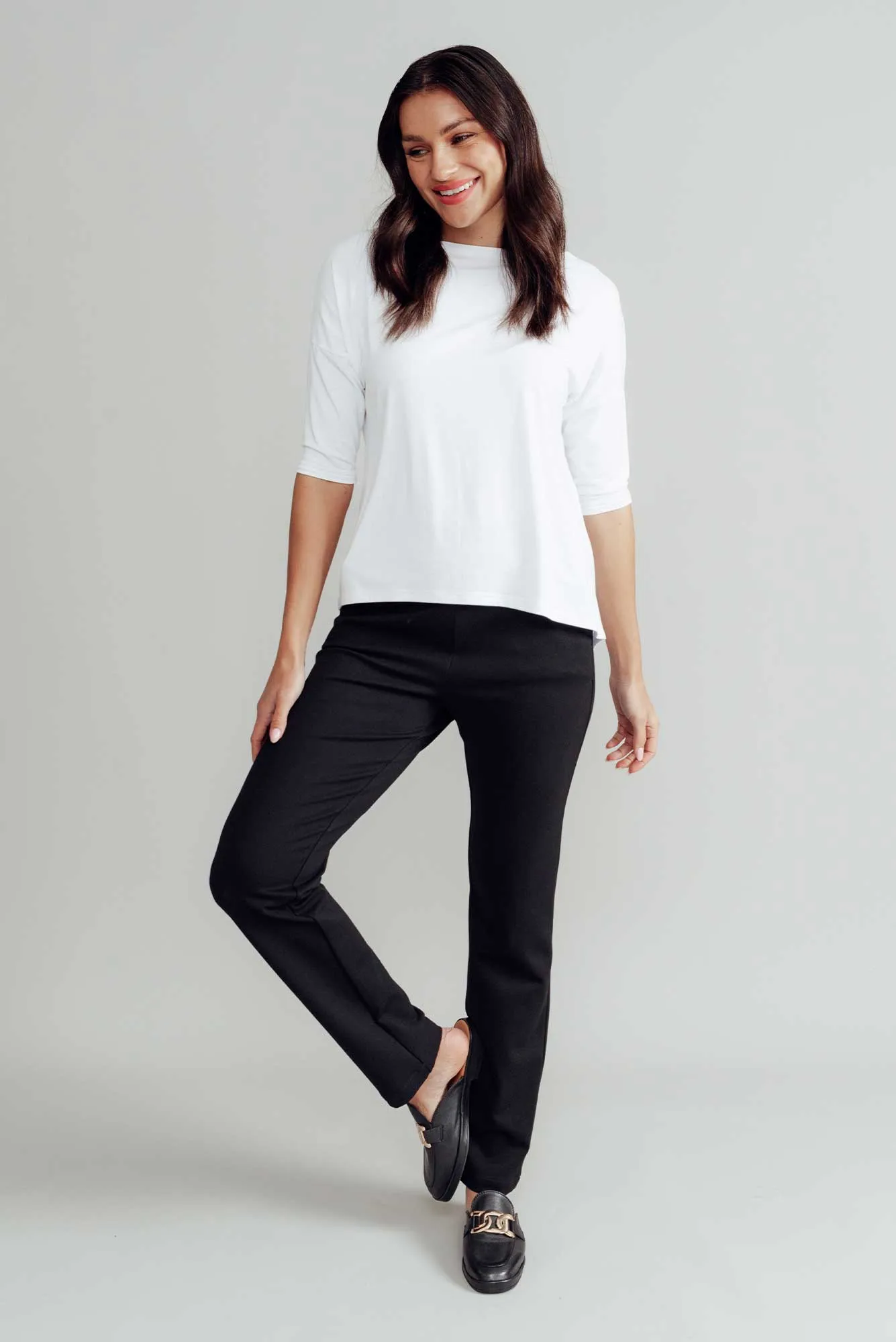 Mendez Black Ponte Pants sold by Blue Bungalow