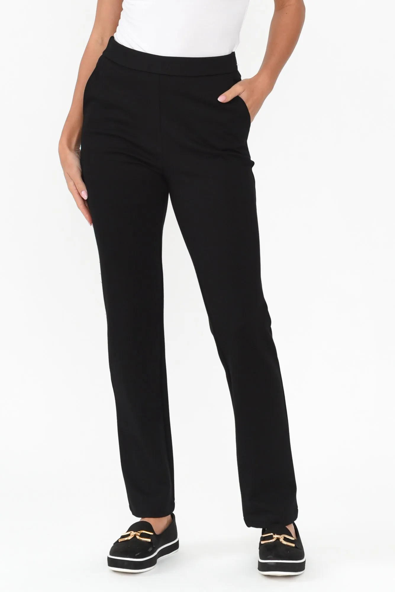 Mendez Black Ponte Pants sold by Blue Bungalow product image thumbnail 2