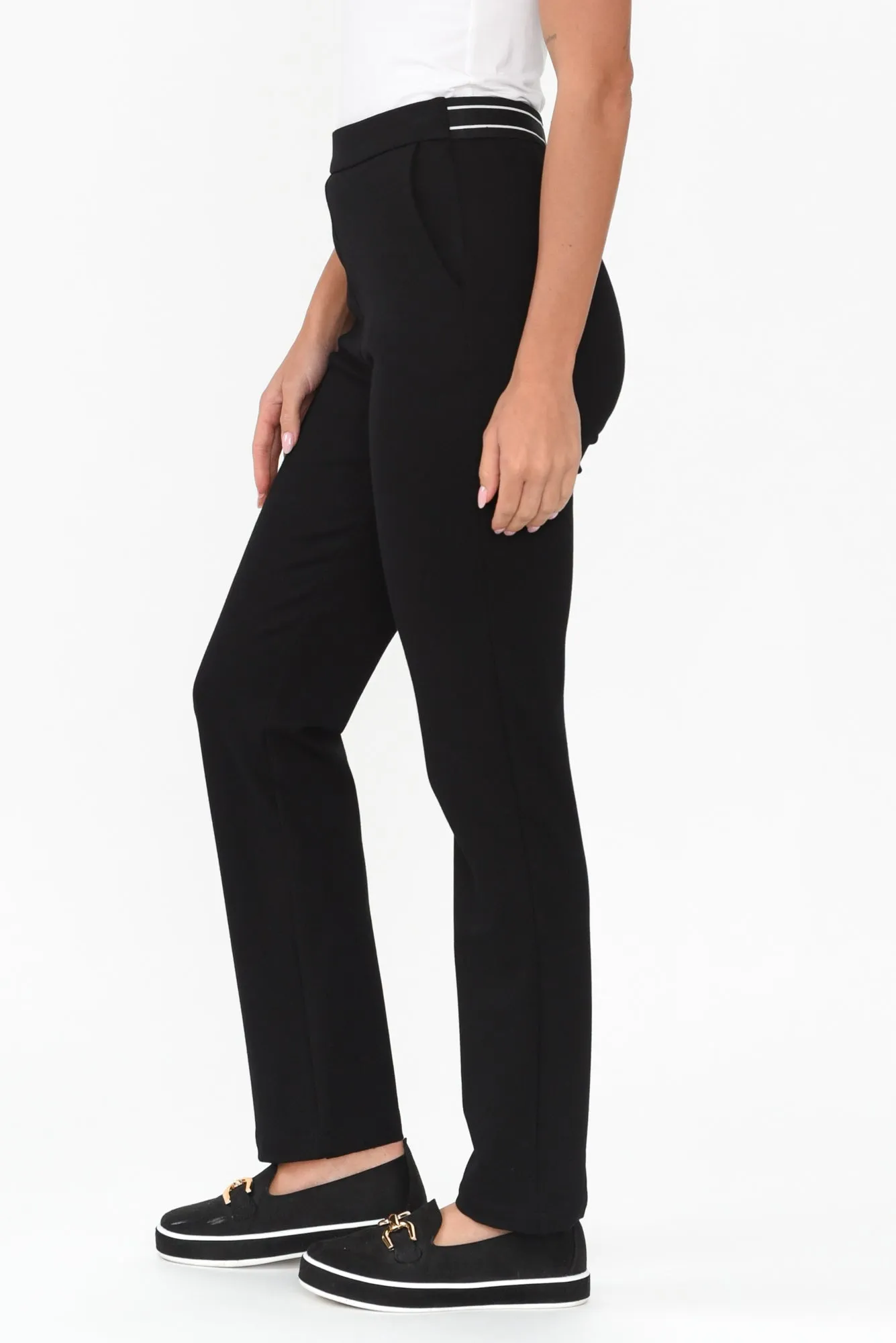 Mendez Black Ponte Pants sold by Blue Bungalow product image thumbnail 4