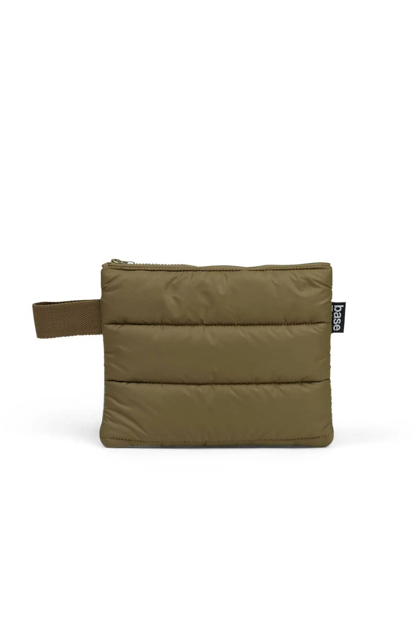 Flat Base Khaki Clutch sold by Blue Bungalow