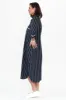Robyn Navy Stripe Cotton Shirt Dress sold by Blue Bungalow