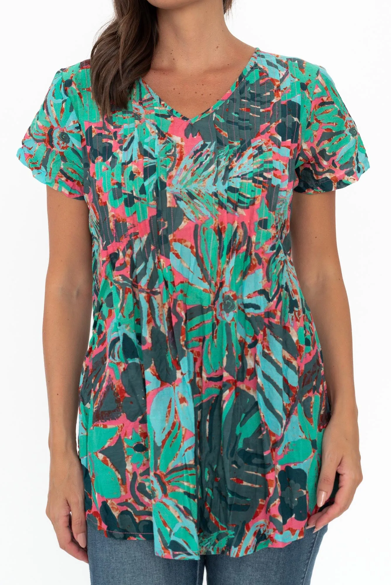 Fia Green Meadow Cotton Top sold by Blue Bungalow product image thumbnail 5