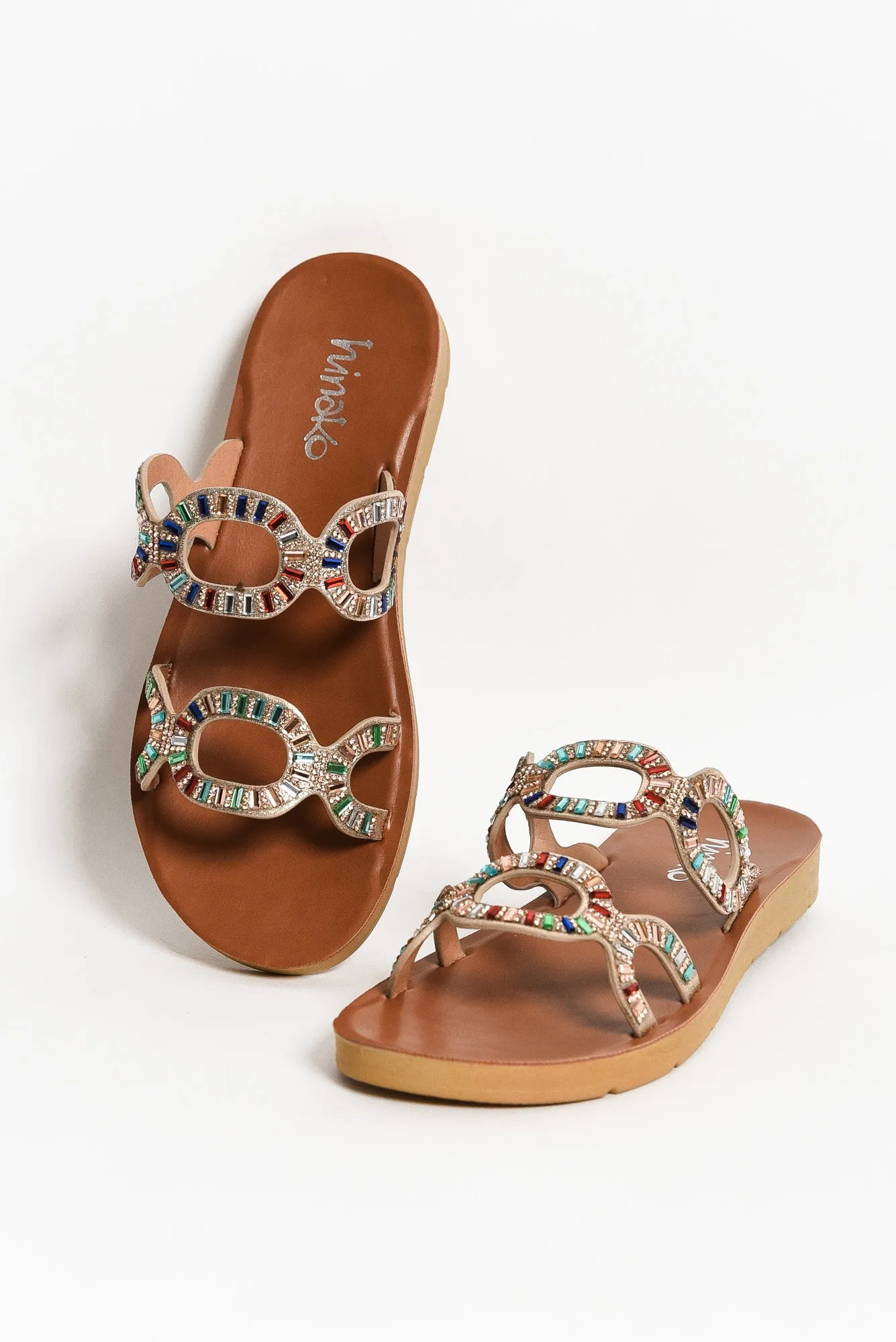 Wembley Multi Diamante Slide sold by Blue Bungalow