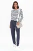 Deep Blue Bamboo Soft Slouch Pants sold by Blue Bungalow