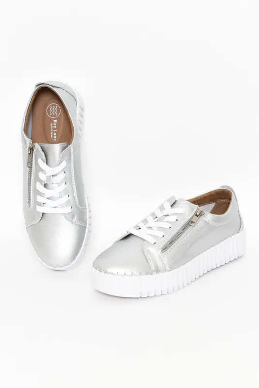 Medusa Silver Platform Sneaker sold by Blue Bungalow