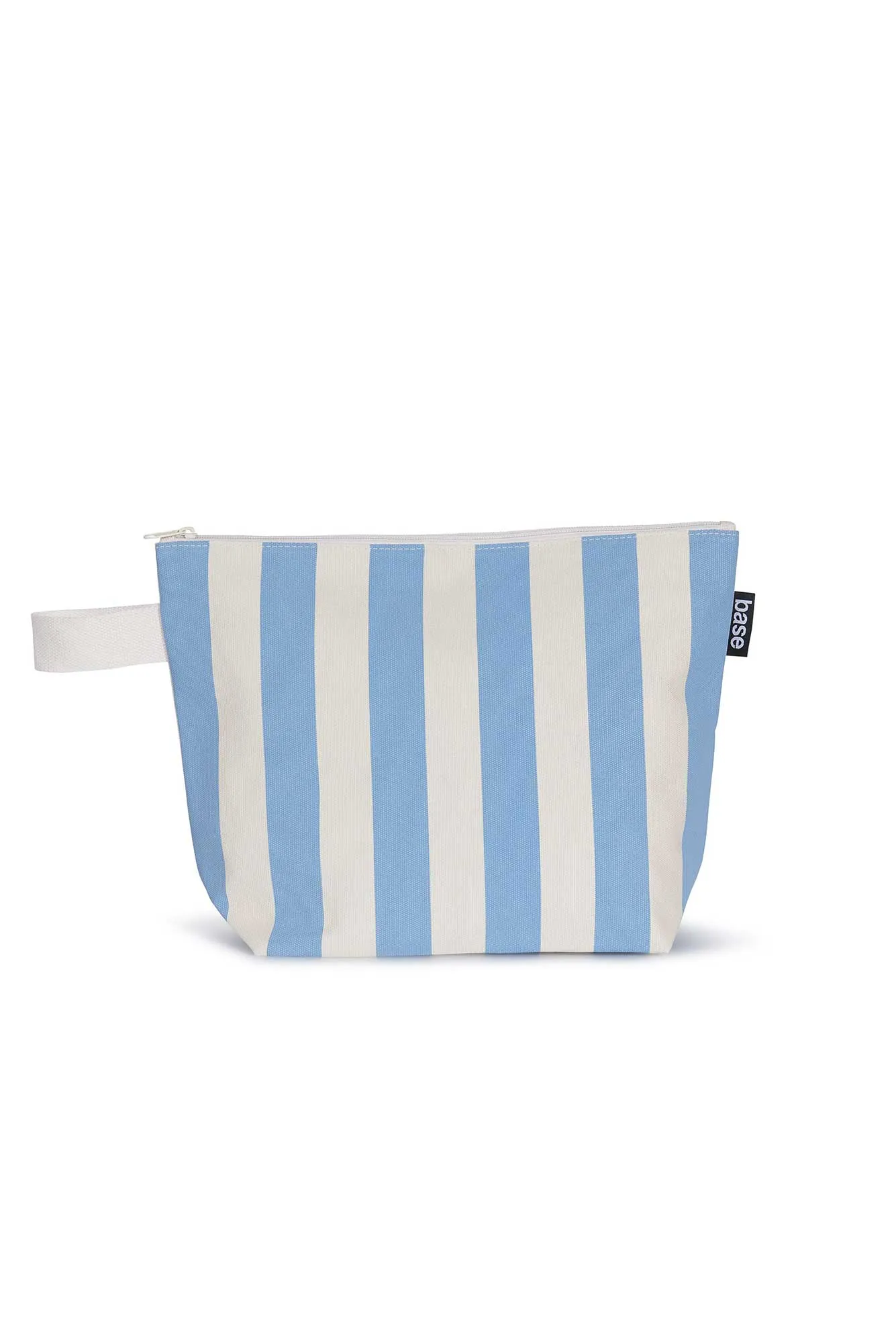 Stash Base Large Powder Blue Stripe Clutch sold by Blue Bungalow