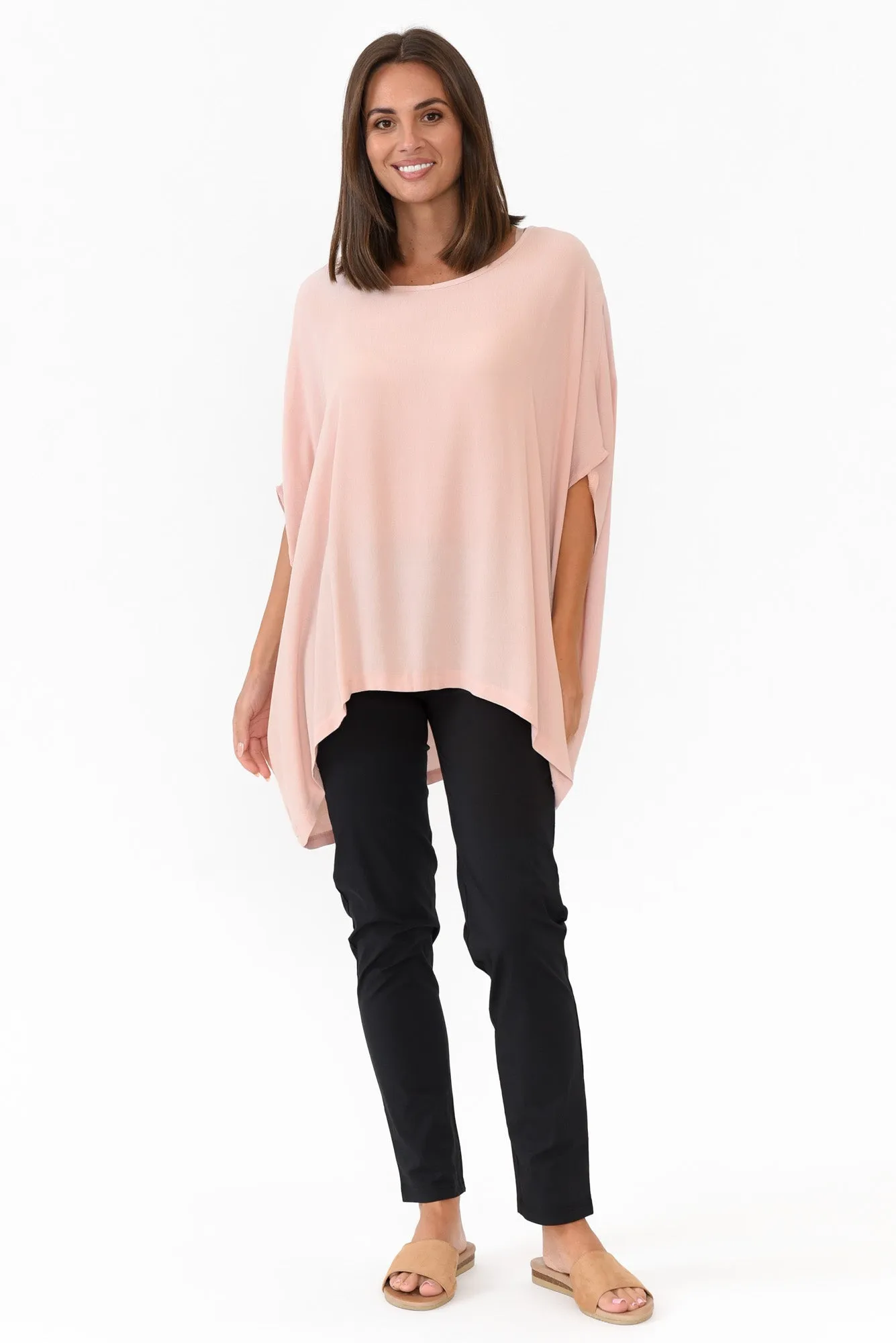 Devon Black Cotton Stretch Pants sold by Blue Bungalow product image thumbnail 2