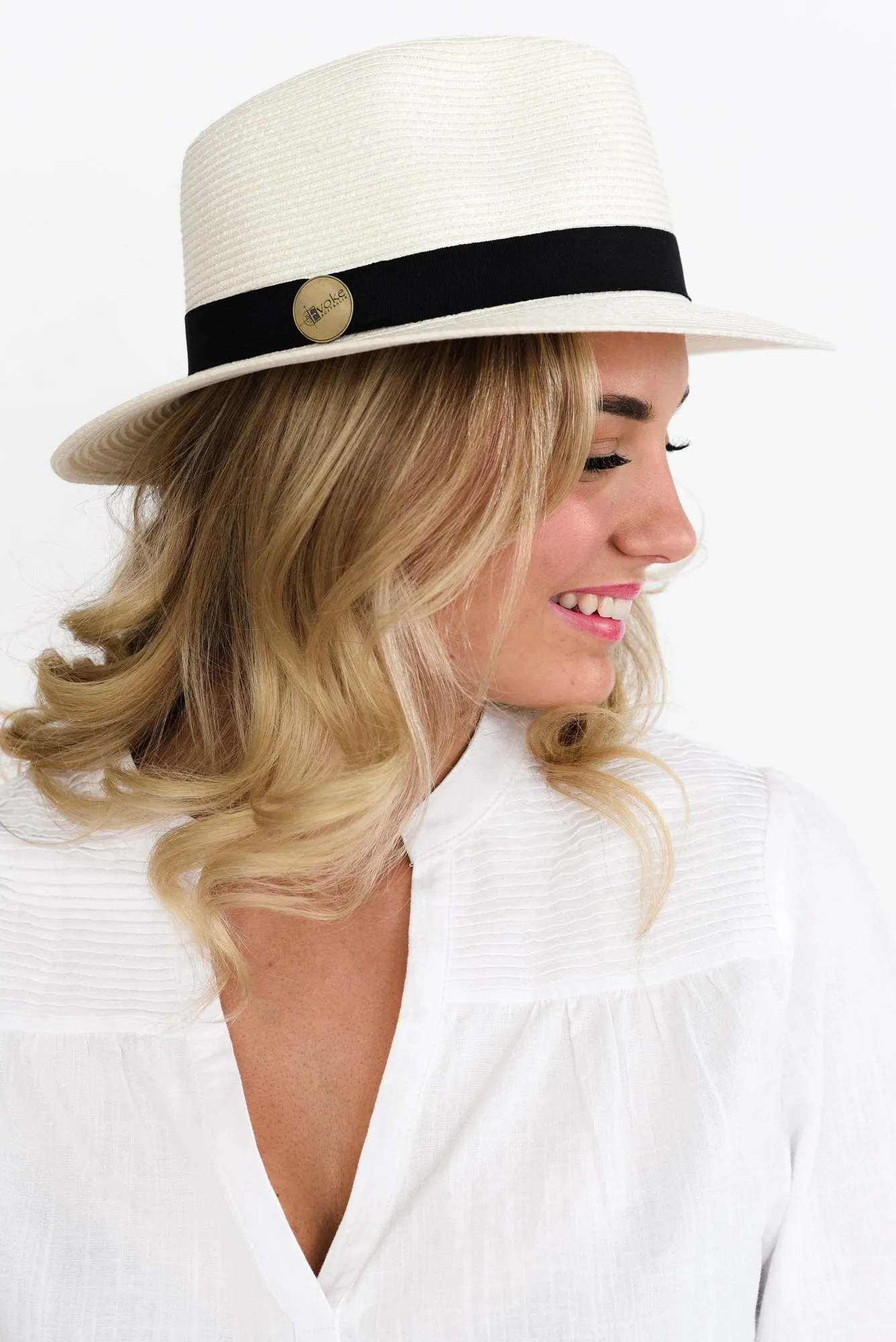 Ivory Travel Fedora sold by Blue Bungalow