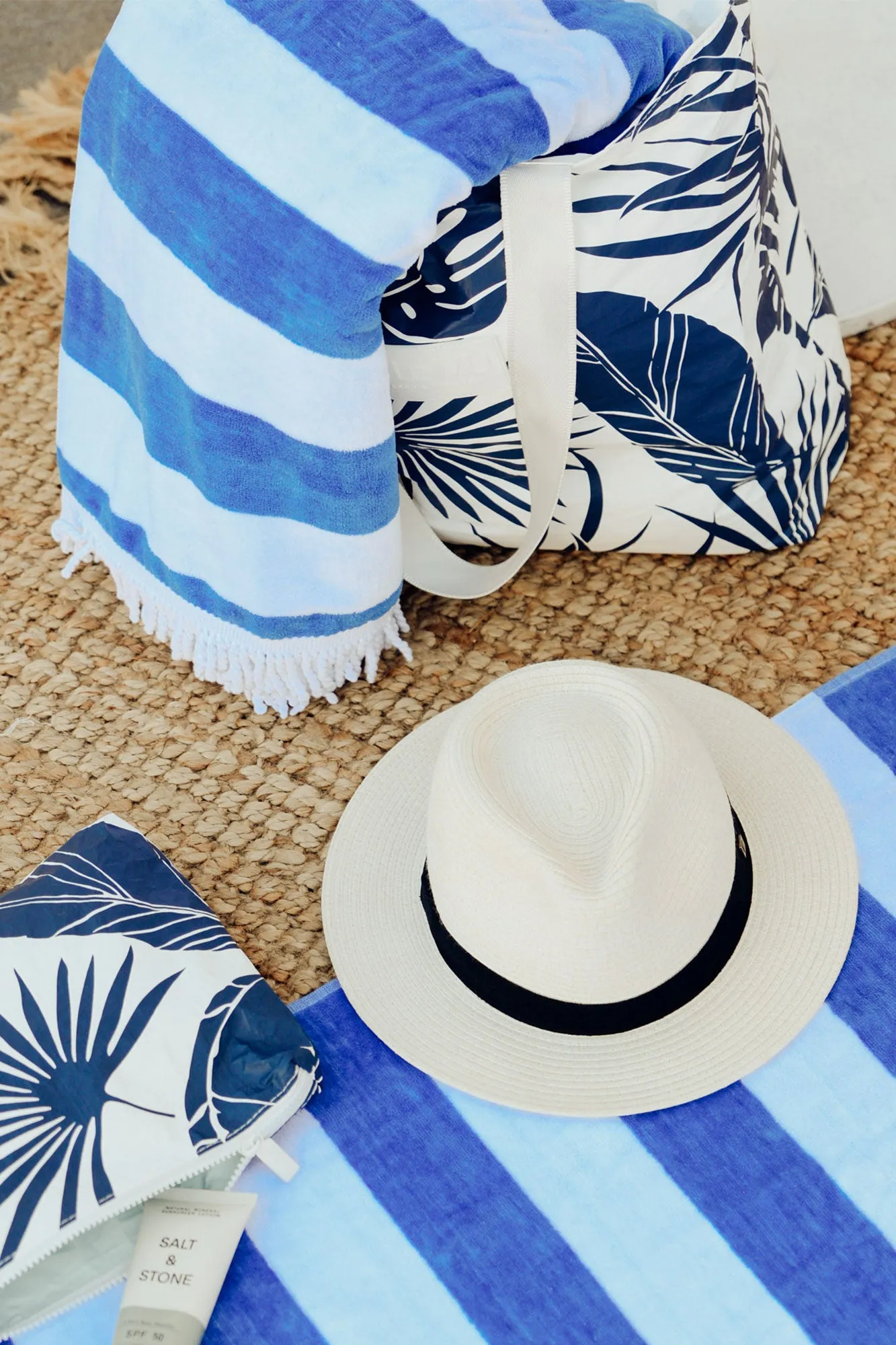 Ivory Travel Fedora sold by Blue Bungalow product image thumbnail 2