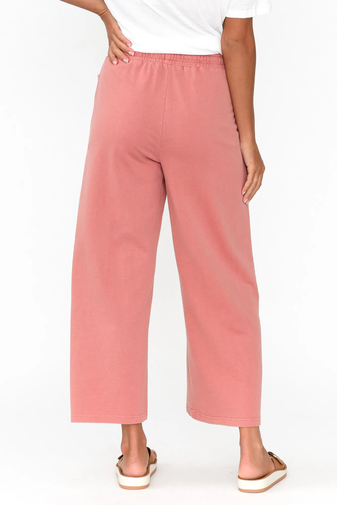 Mariam Blush Relaxed Track Pants sold by Blue Bungalow product image thumbnail 5