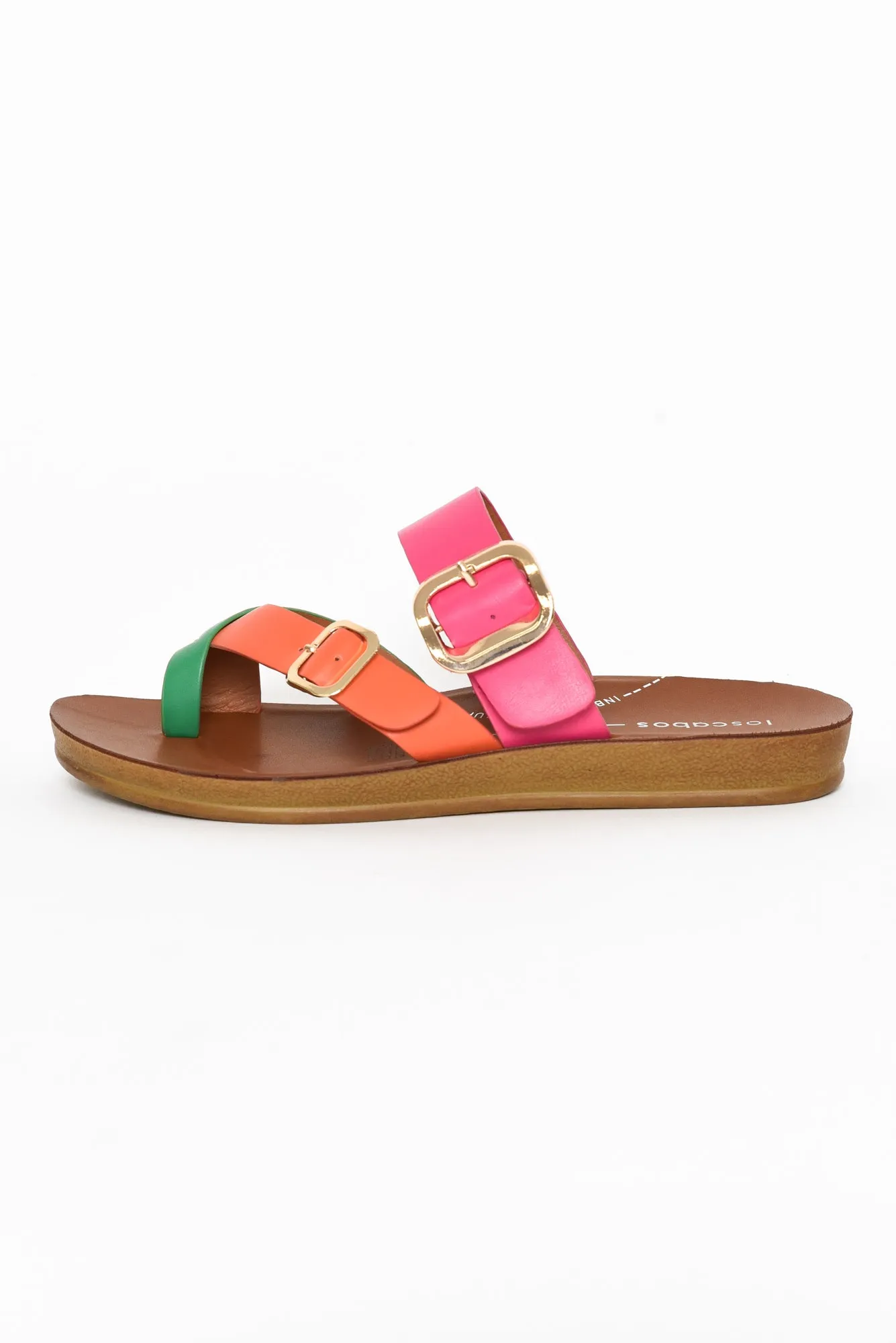 Dany Pink Tropical Buckle Slide sold by Blue Bungalow product image thumbnail 3