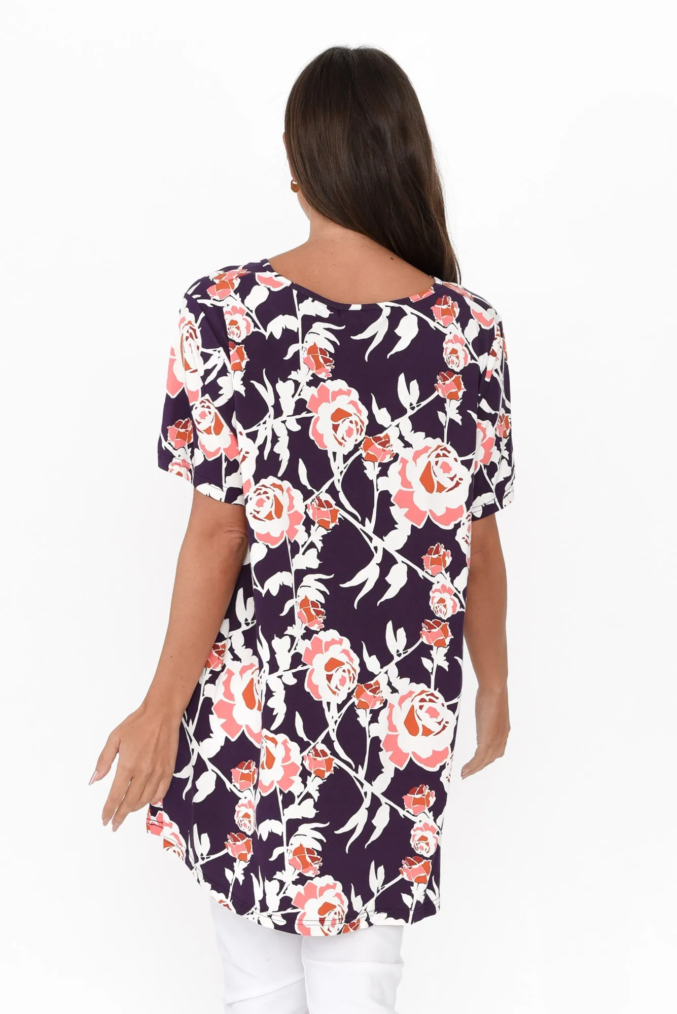 Novella Purple Rose Bamboo Top sold by Blue Bungalow product image thumbnail 5