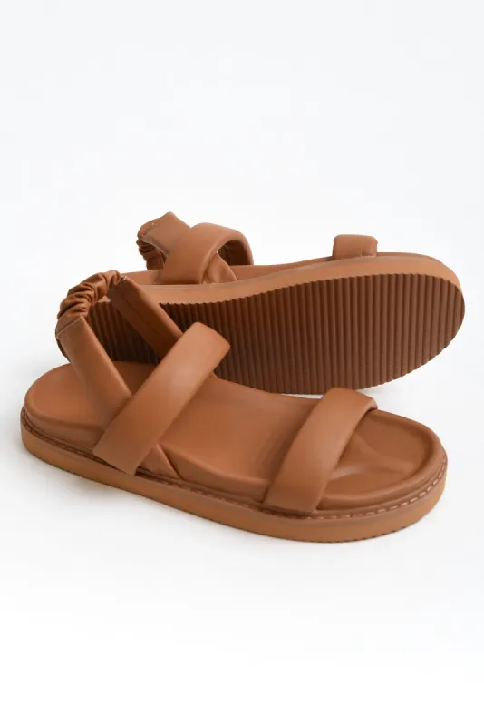 Algort Tan Leather Sandal sold by Blue Bungalow