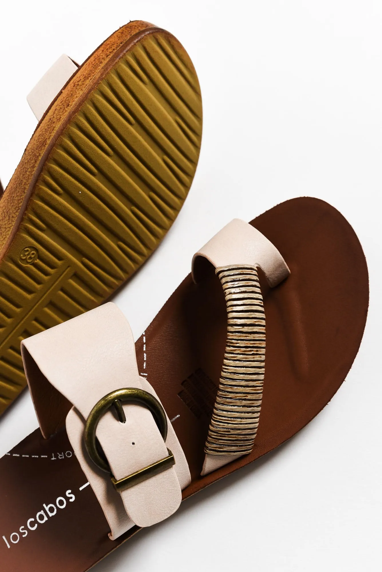 Bria Cream Slide sold by Blue Bungalow product image thumbnail 3