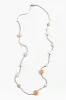 Ivar Two Tone Disc Necklace sold by Blue Bungalow