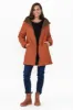 Asuka Rust Reversible Puffer Jacket sold by Blue Bungalow