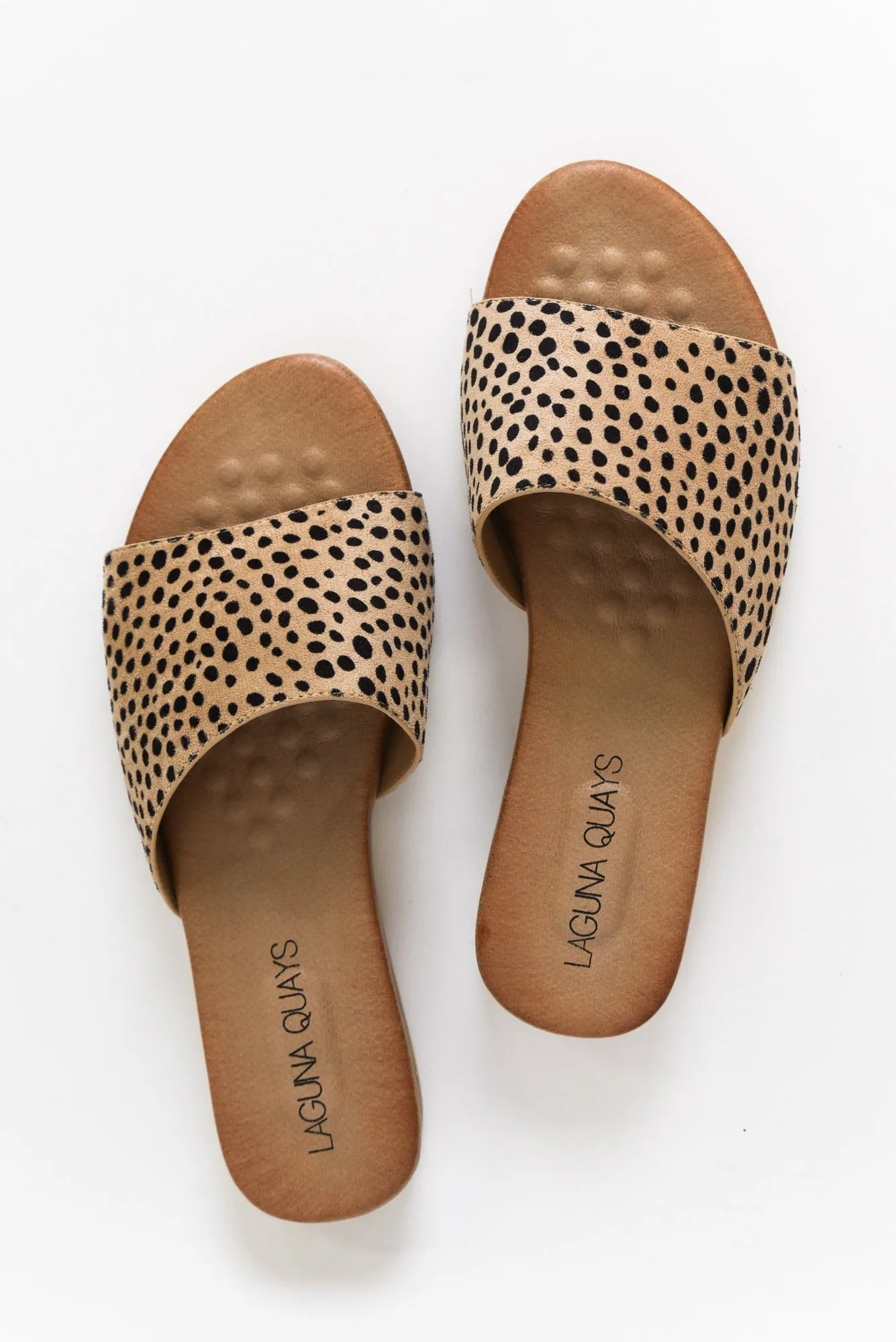 Kaia Cheetah Asymmetrical Slide sold by Blue Bungalow product image thumbnail 3