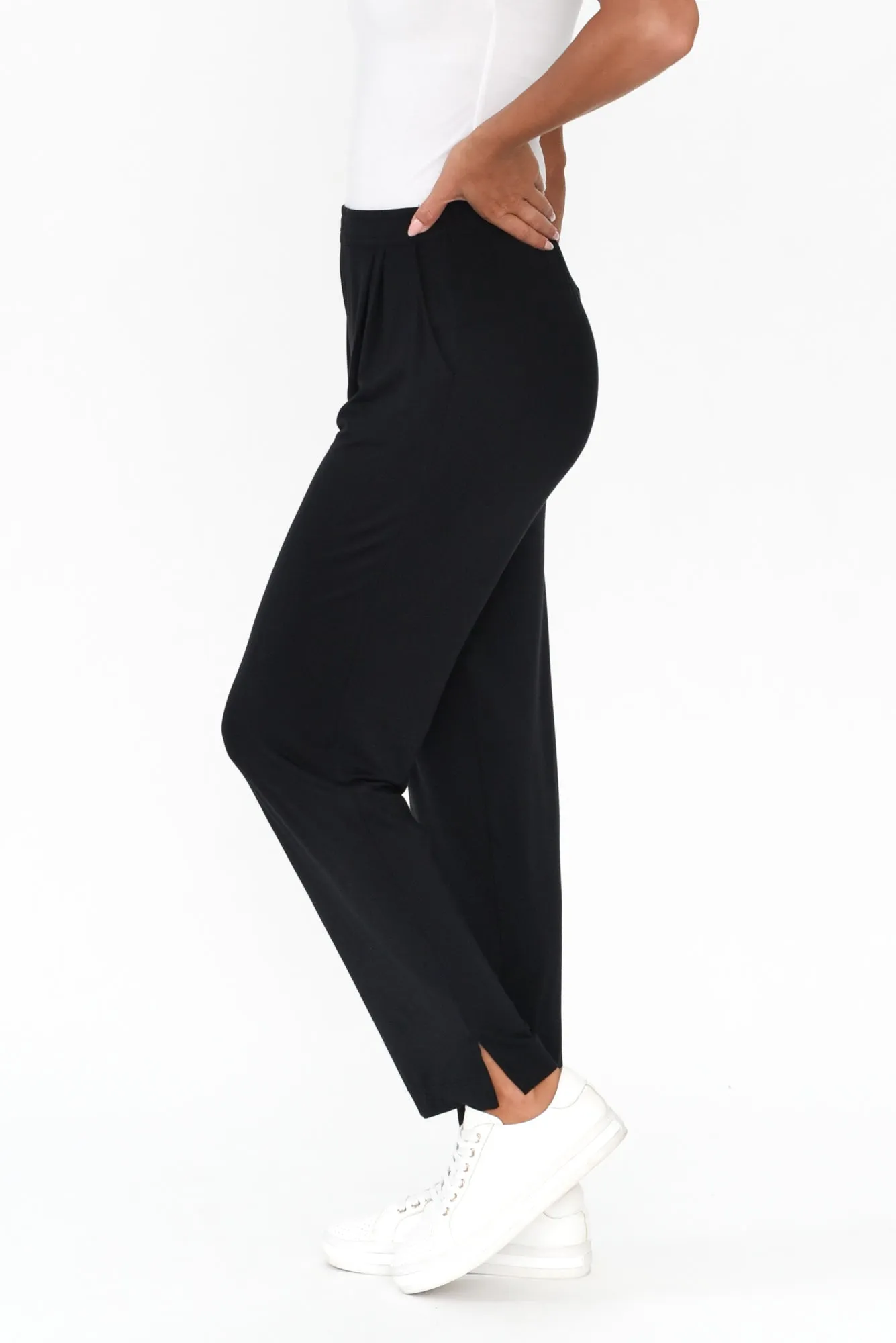 Dana Black Micro Modal Pants sold by Blue Bungalow product image thumbnail 4