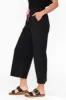 Mariam Black Relaxed Track Pants sold by Blue Bungalow