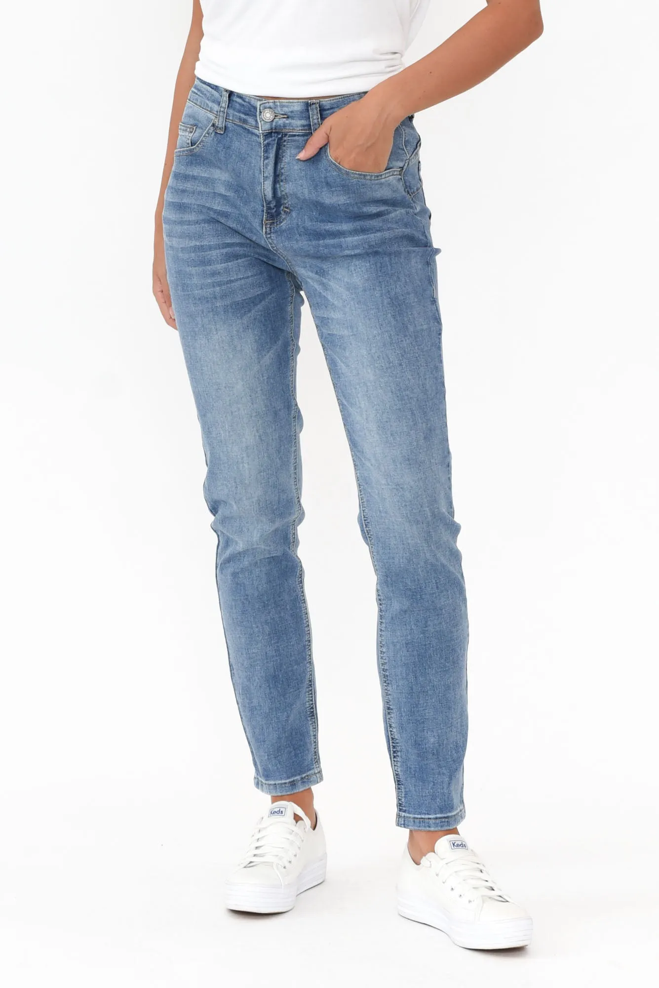 Marvel Blue Denim Slim Jeans sold by Blue Bungalow product image thumbnail 2