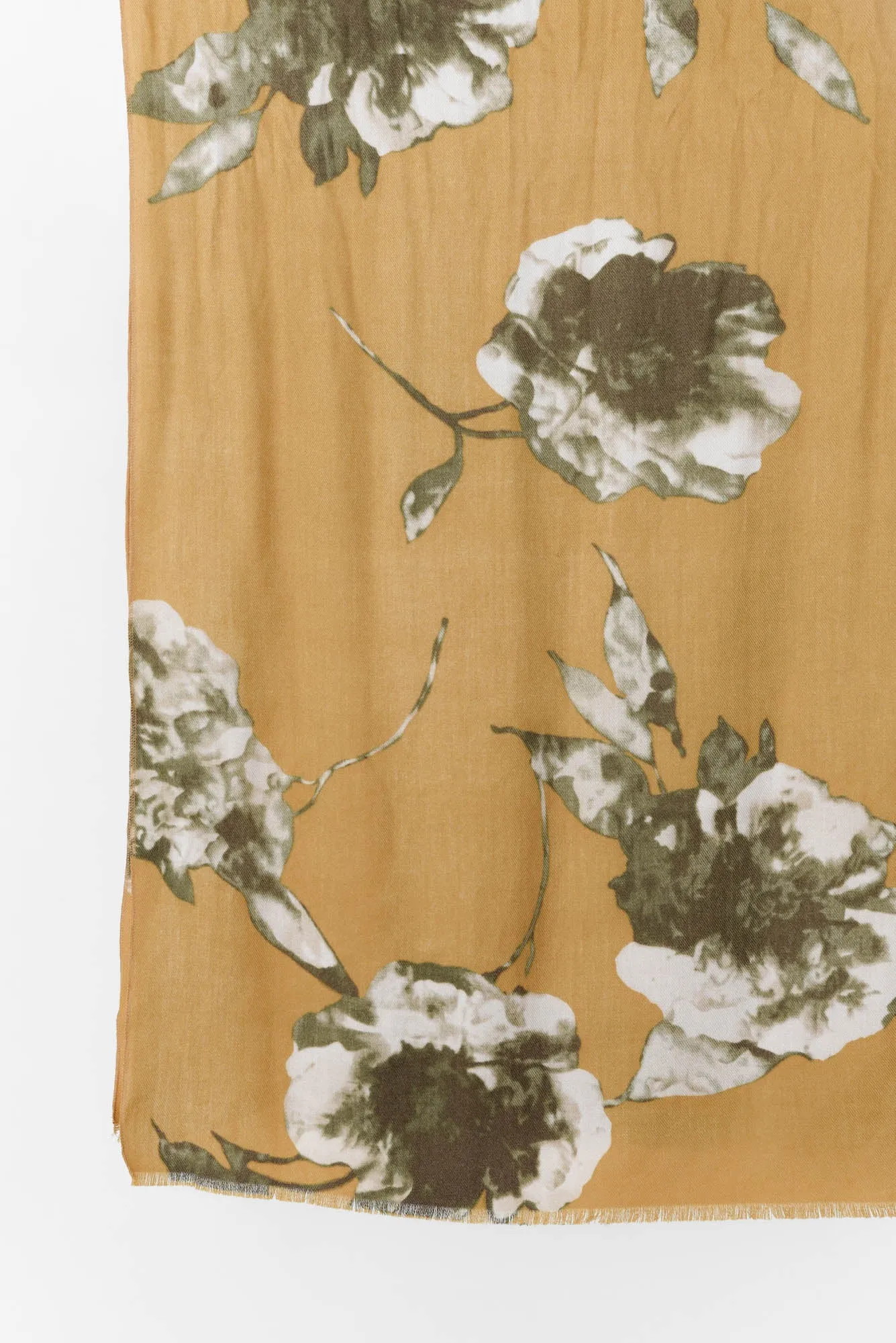 Keshina Mustard Garden Scarf sold by Blue Bungalow product image thumbnail 3