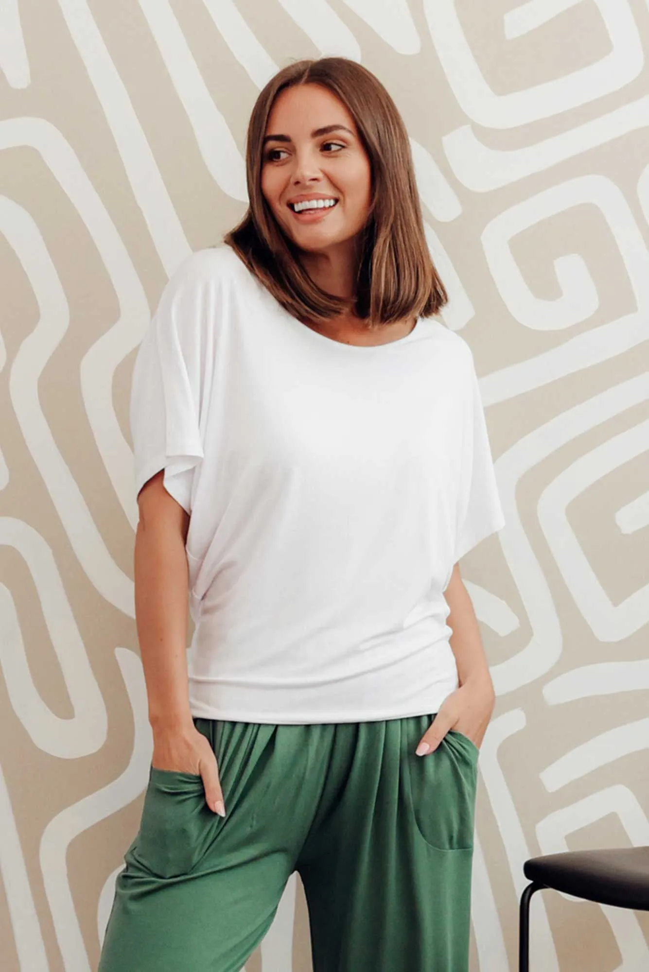 White Maui Tee sold by Blue Bungalow product image thumbnail 2