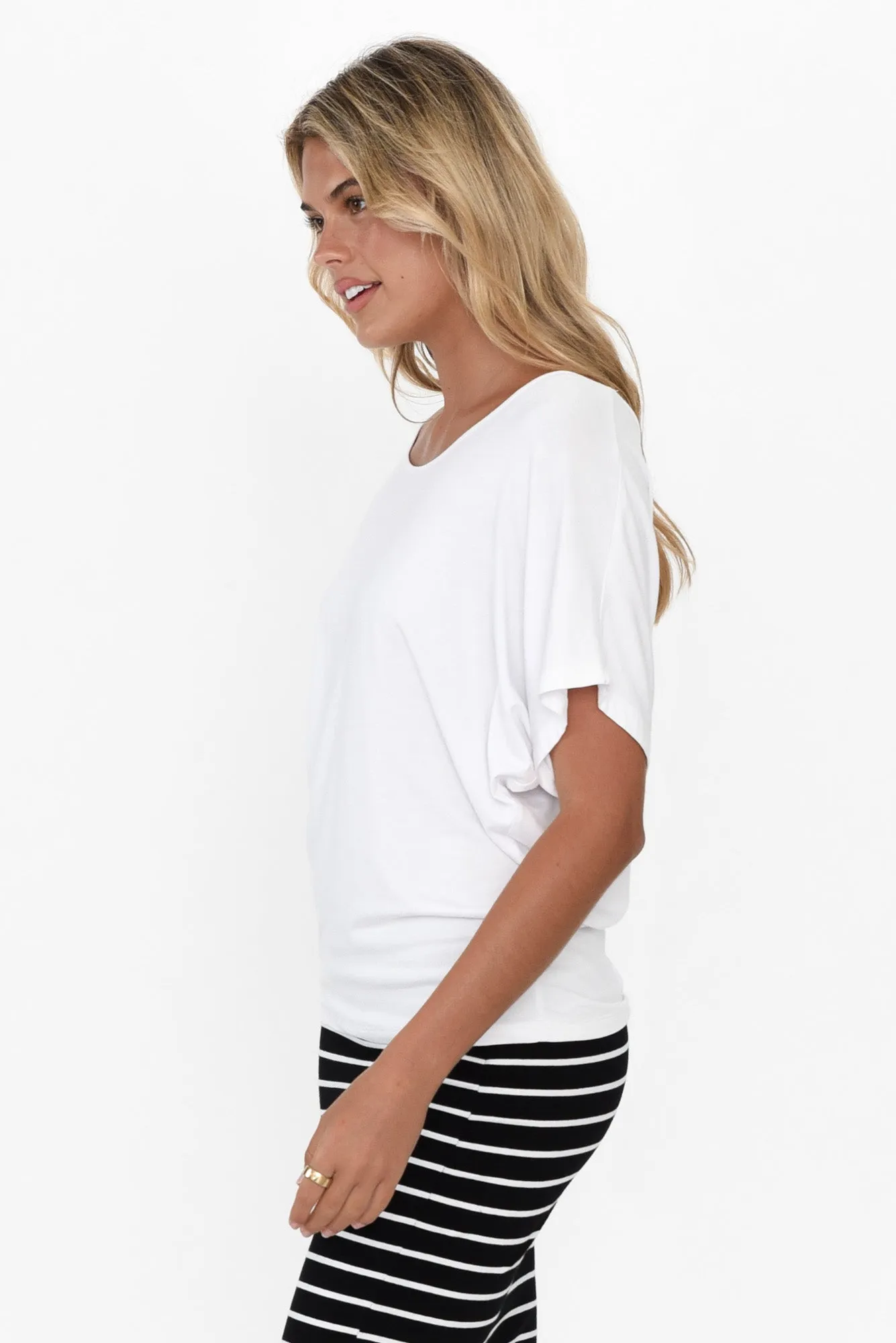 White Maui Tee sold by Blue Bungalow product image thumbnail 5