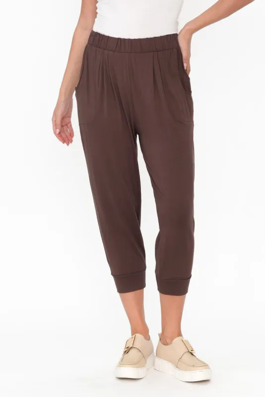Brown Tokyo Slouch Pants sold by Blue Bungalow