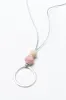 Amica Silver Circle Pendant Necklace sold by Blue Bungalow