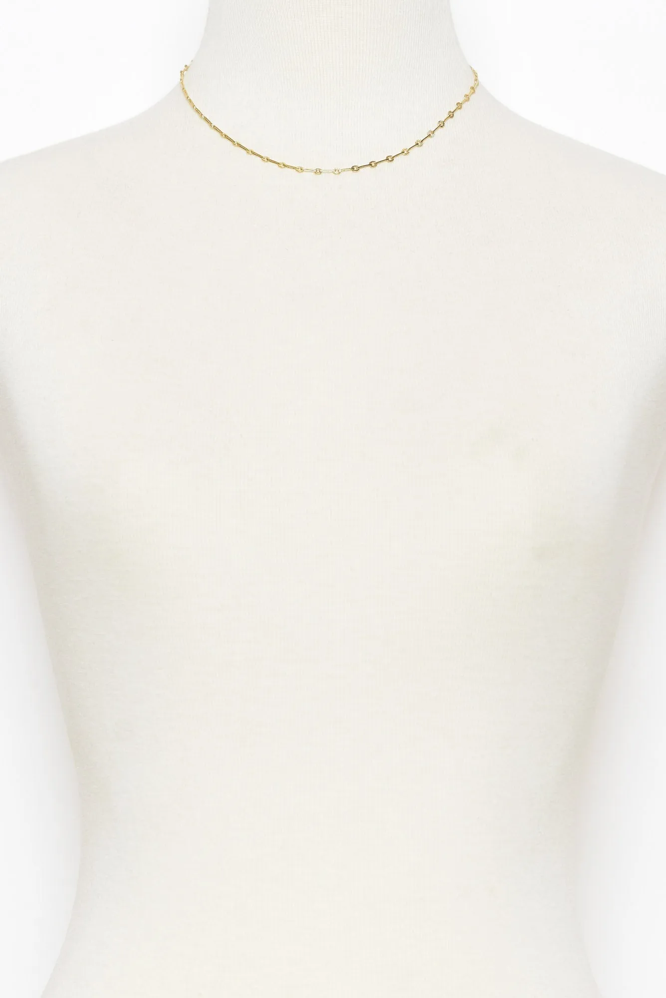 Beatrice Gold Link Necklace sold by Blue Bungalow product image thumbnail 3