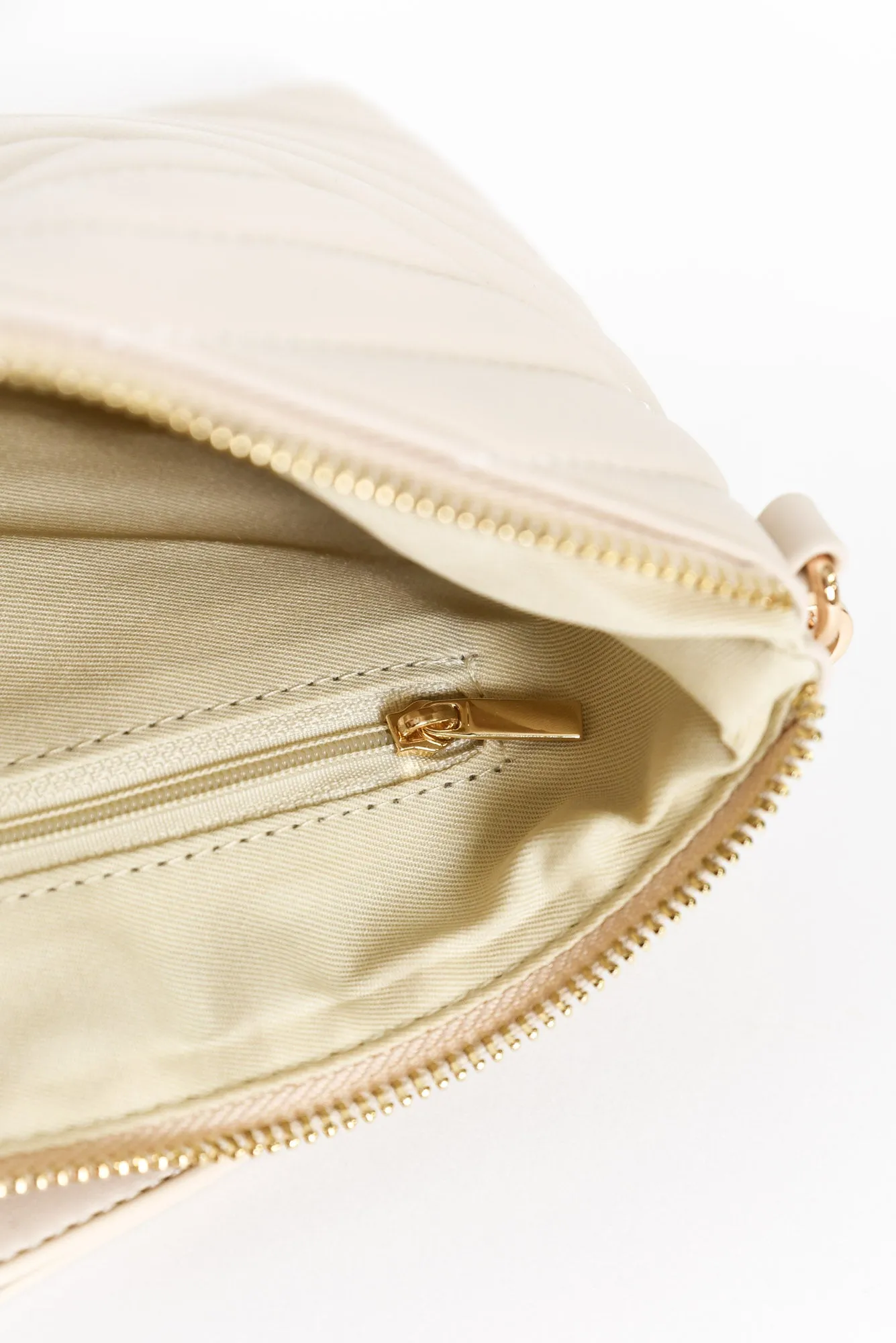 Una Beige Quilted Clutch sold by Blue Bungalow product image thumbnail 3