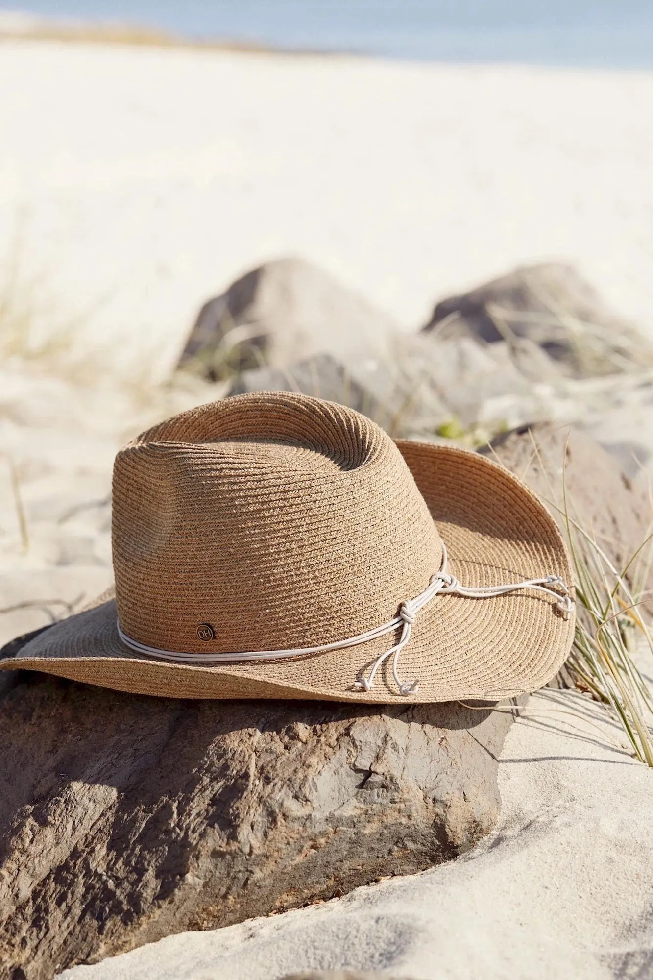 Bedarra Natural Raffia Cowboy Hat sold by Blue Bungalow